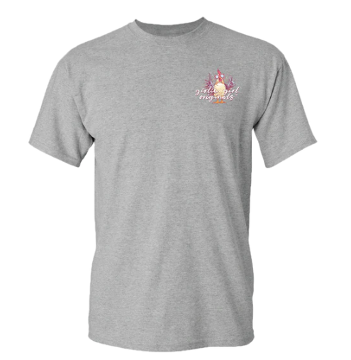 Girlie Girl Chicken Cluck S/S (Sport Grey)