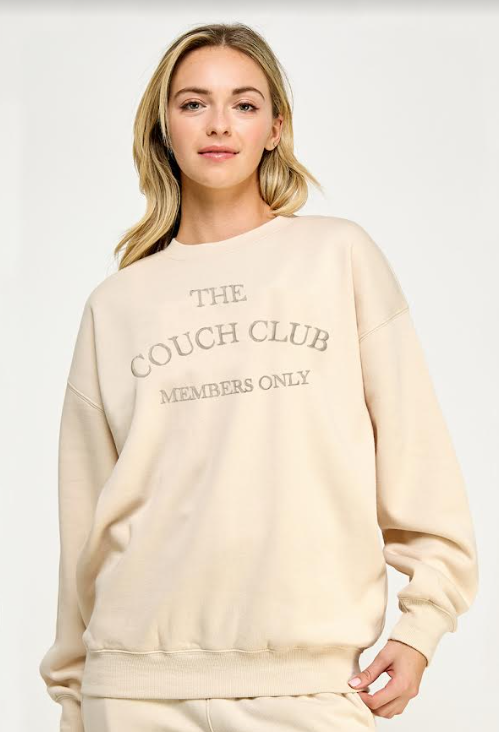 Reflex The Couch Club Members Only Sweatshirt (Cream)