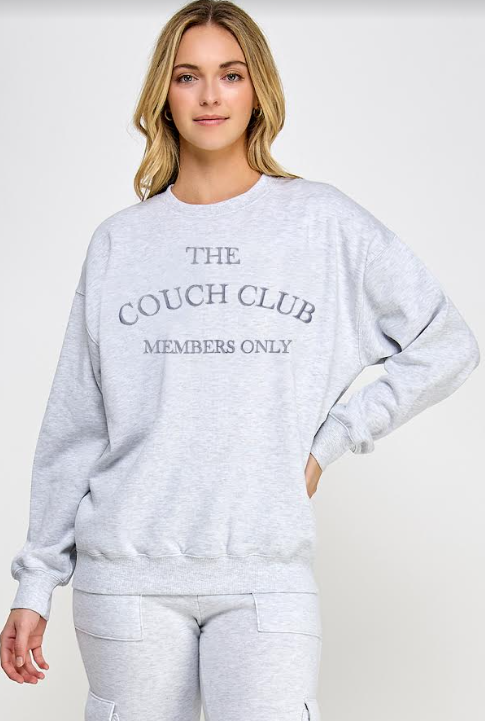 Reflex The Couch Club Members Only Sweatshirt (Ice Grey)