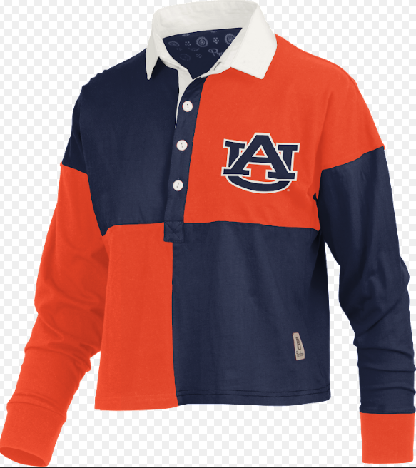 AU Rugby Jersey Top (Navy/Orange)