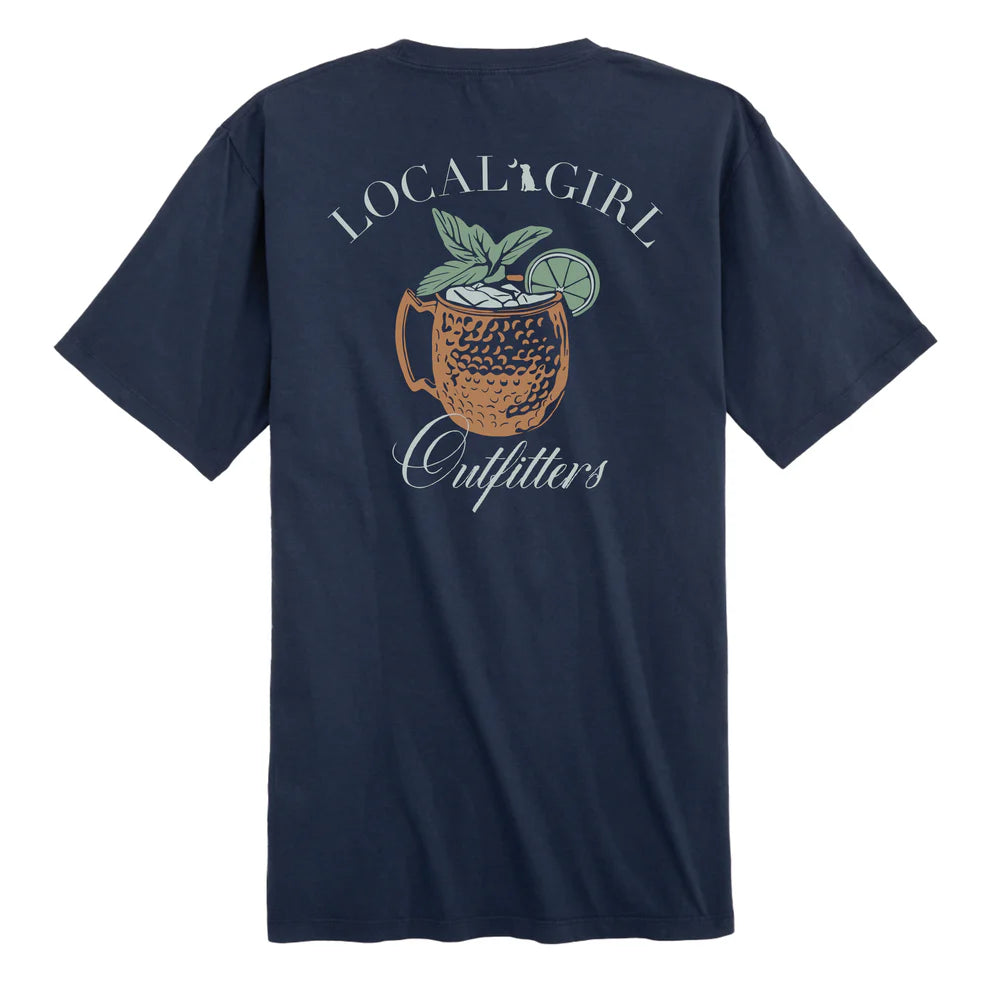 Local Girl Mule S/S Tee (China Blue)