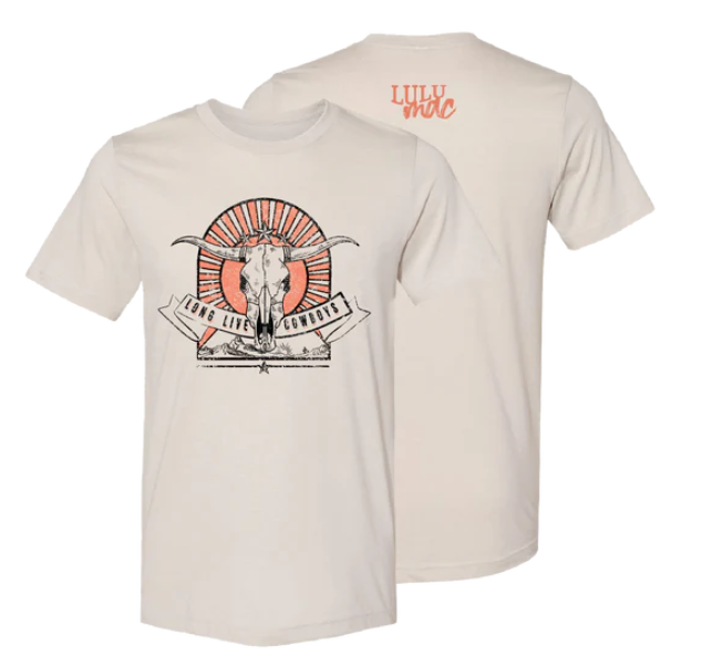 Lulu Mac Long Live Cowboys S/S (Heather Dust)