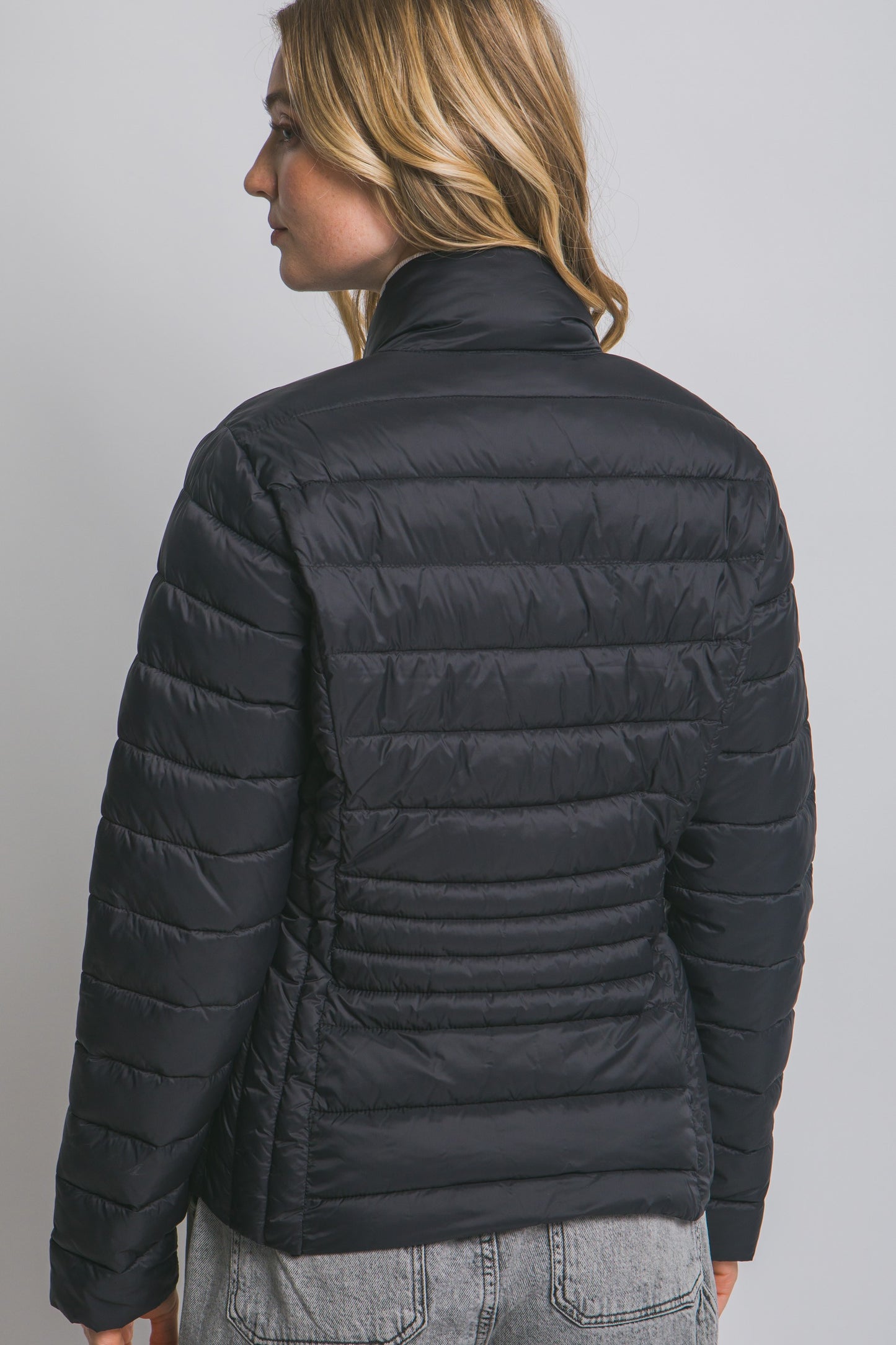 Ultra Lightweight Padded Thermal Zip Up Jacket