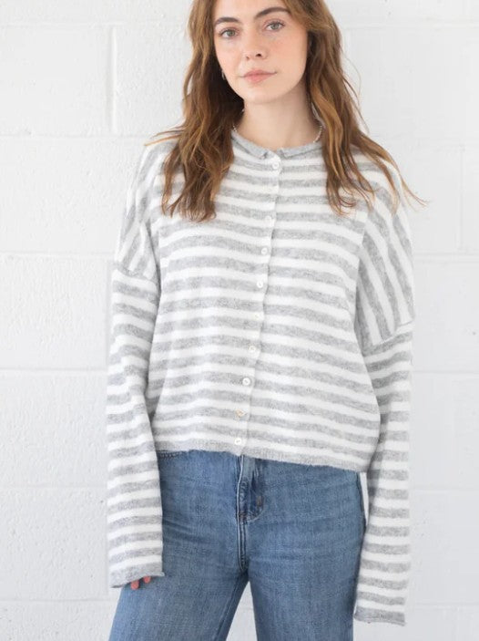 Things Between Striped Piper Cardigan