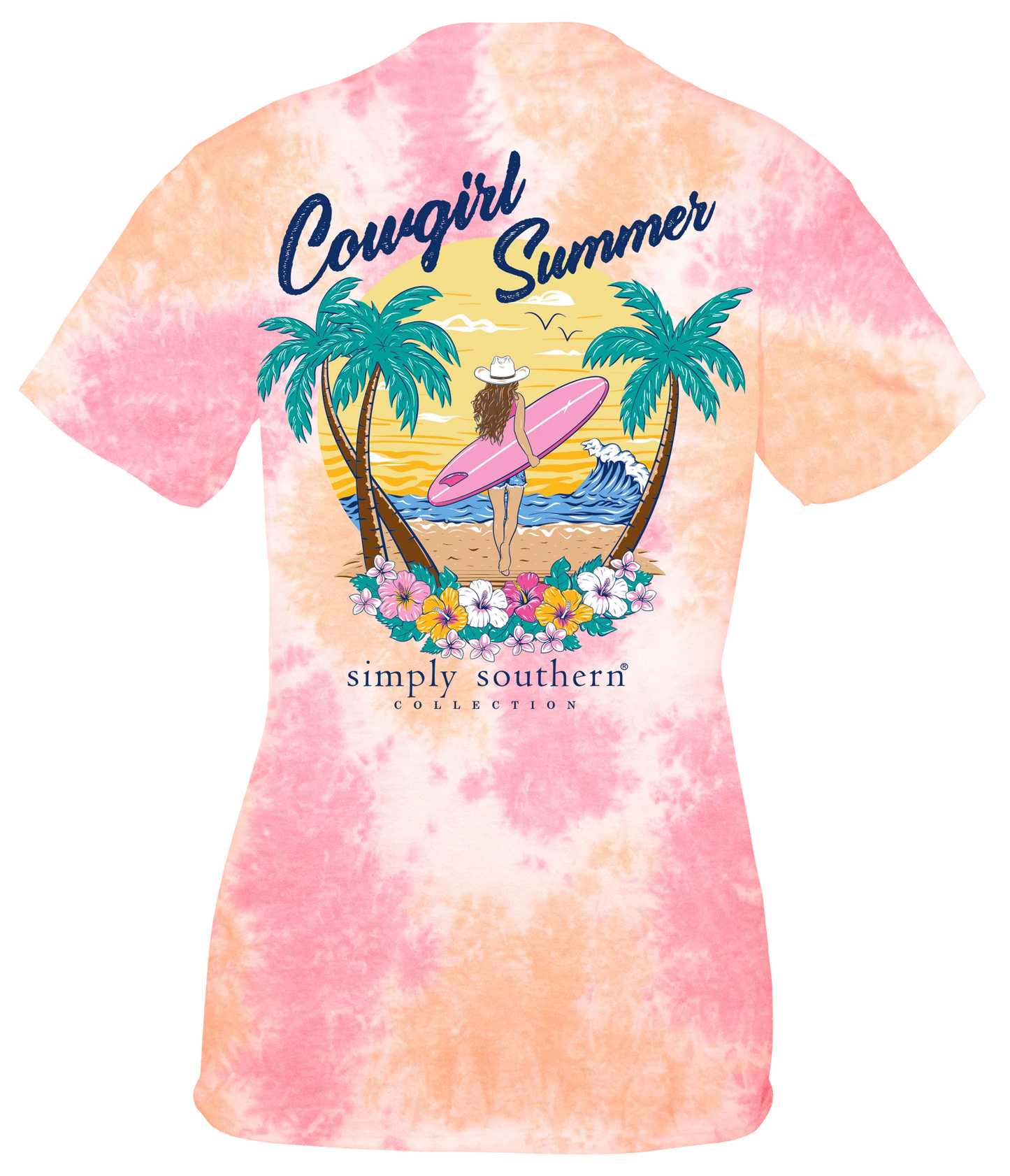 Ladies Simply Southern Cow Girl Summer S/S Tropic
