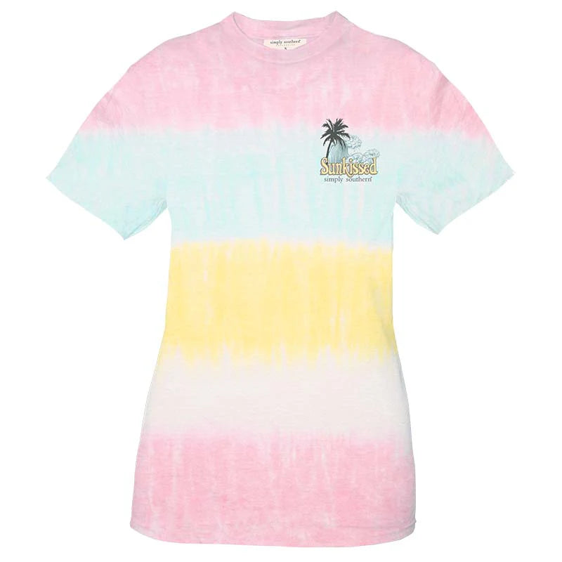 Ladies' Simply Southern Sunkissed S/S (Palm Pastel Tie Dye)