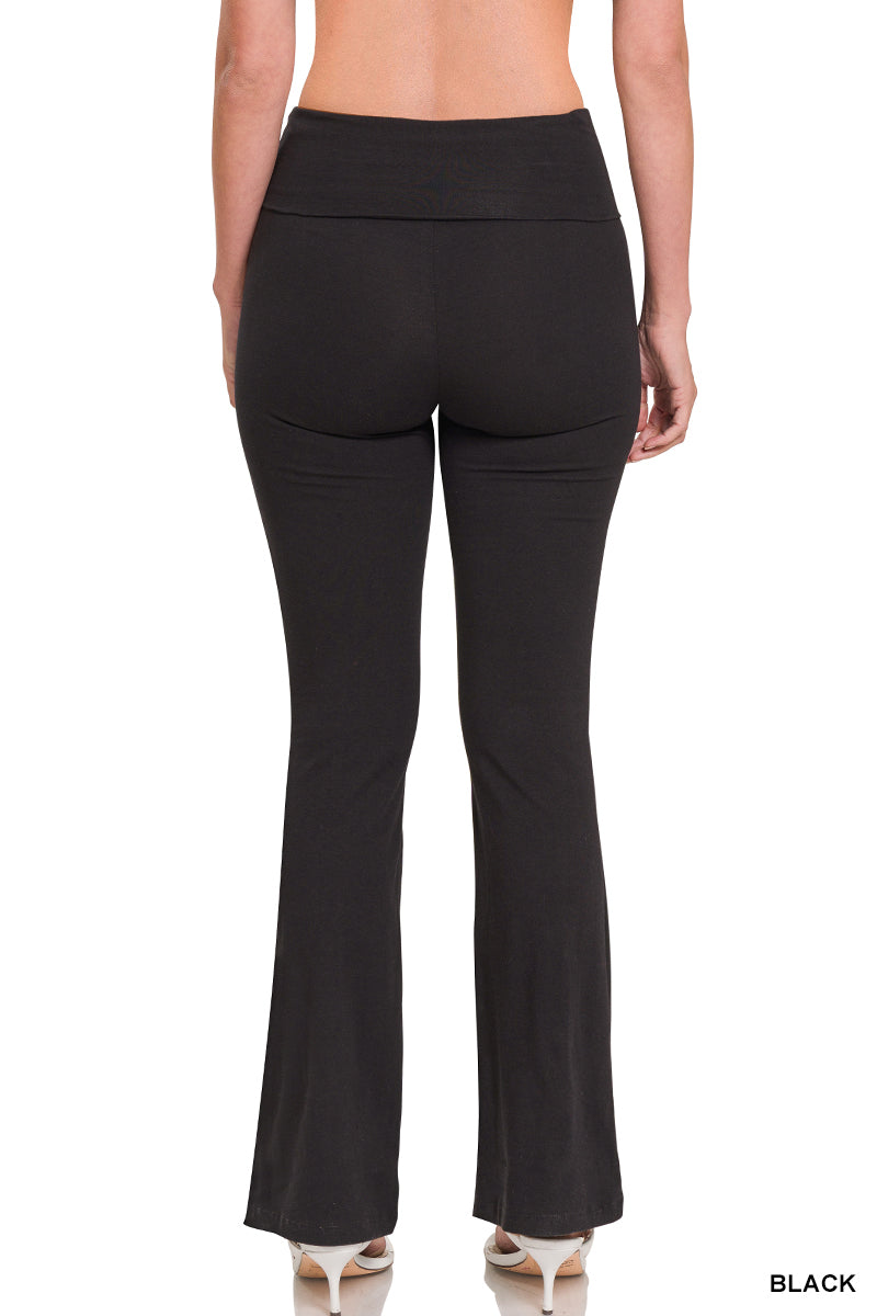 Zenana Flare Leggings (Black)