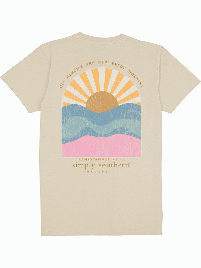 Ladies' Simply Southern His Mercies Are New Every Morning S/S (Wisp)