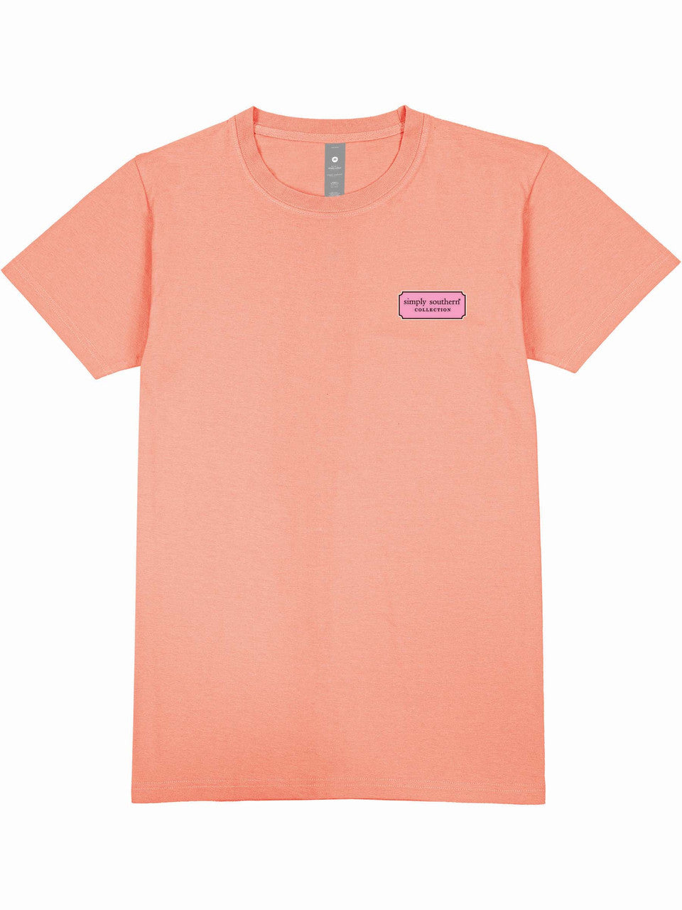 Ladies' Simply Southern Stop For Coffee S/S (Peach)