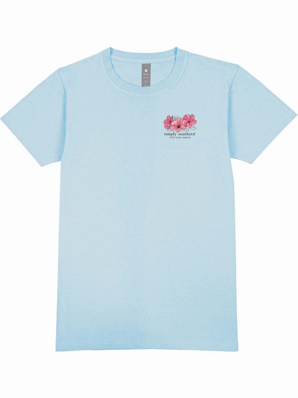 Ladies' Simply Southern Sandy Paws S/S (Ice)