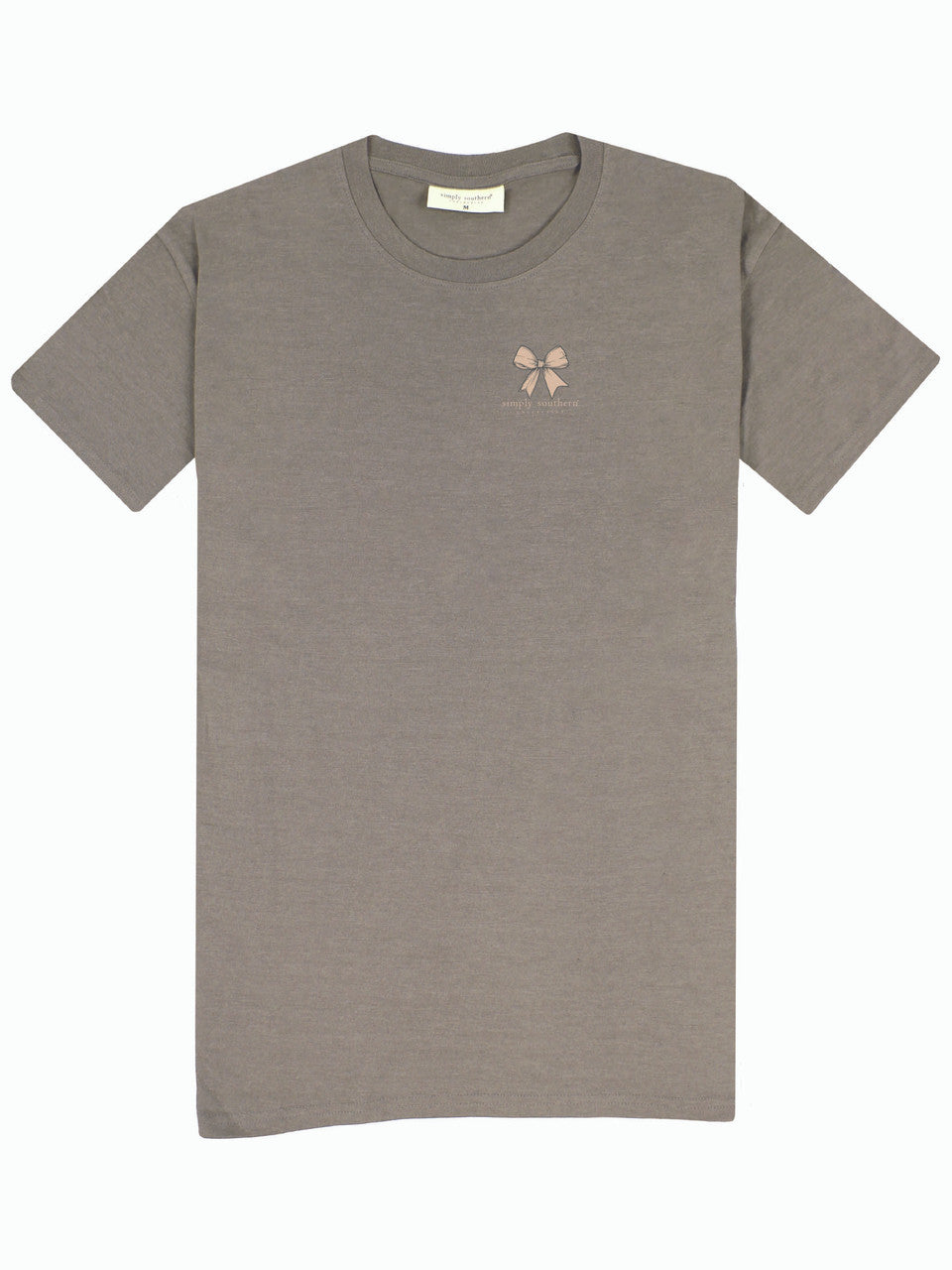 Ladies' Simply Southern Camo Bow S/S (Desert Heather)