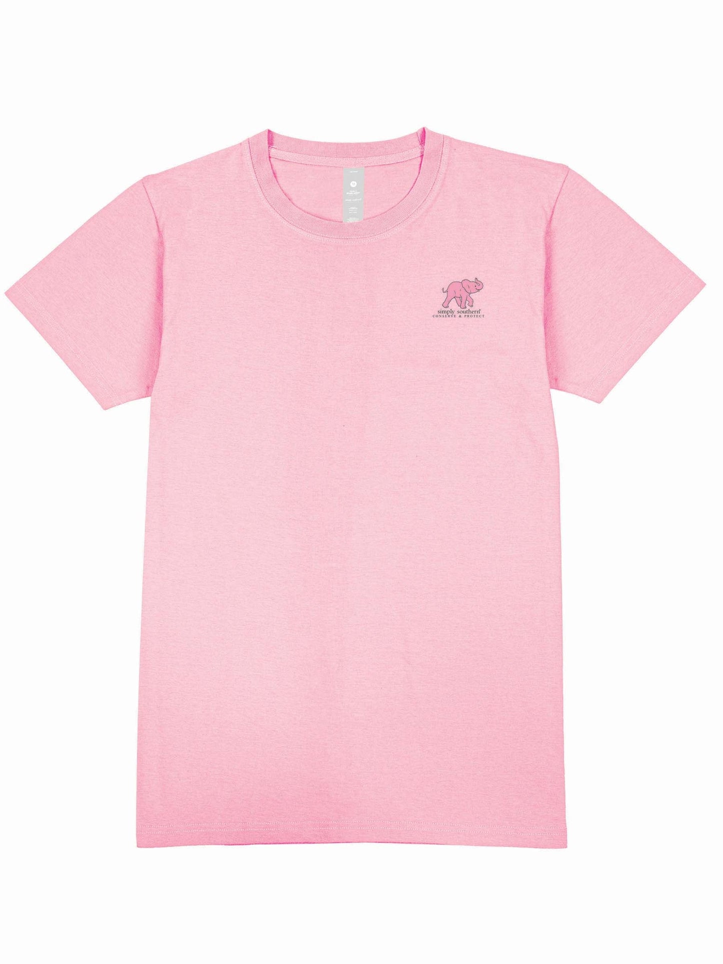 Ladies' Simply Southern Elephant Tracker Rose S/S (Fancy Candy)