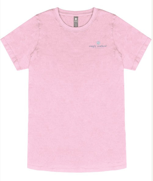 Ladies' Simply Southern Just A Girl In Love With Her Books S/S (Washed Pink)