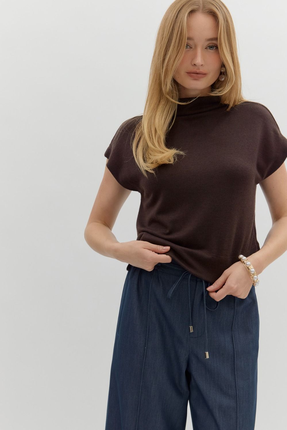 Entro Lightweight S/S Sweater Top