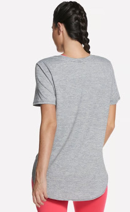 Ladies' Skechers GO DRI Swift Stripe Tunic Tee