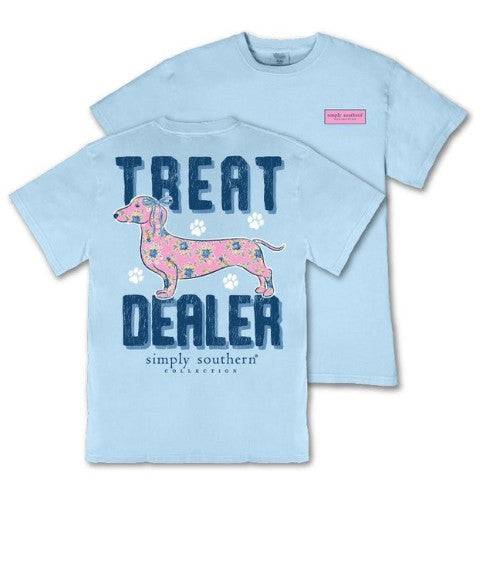 Ladies' Simply Southern Mineral Wash Treat Dealer SS (Glacier)