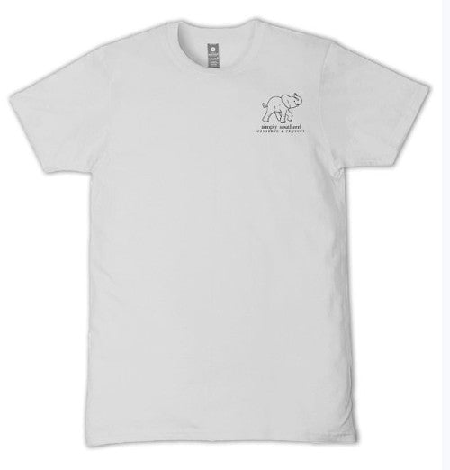 Ladies' Simply Southern Tracker Bows Elephant SS (Star)