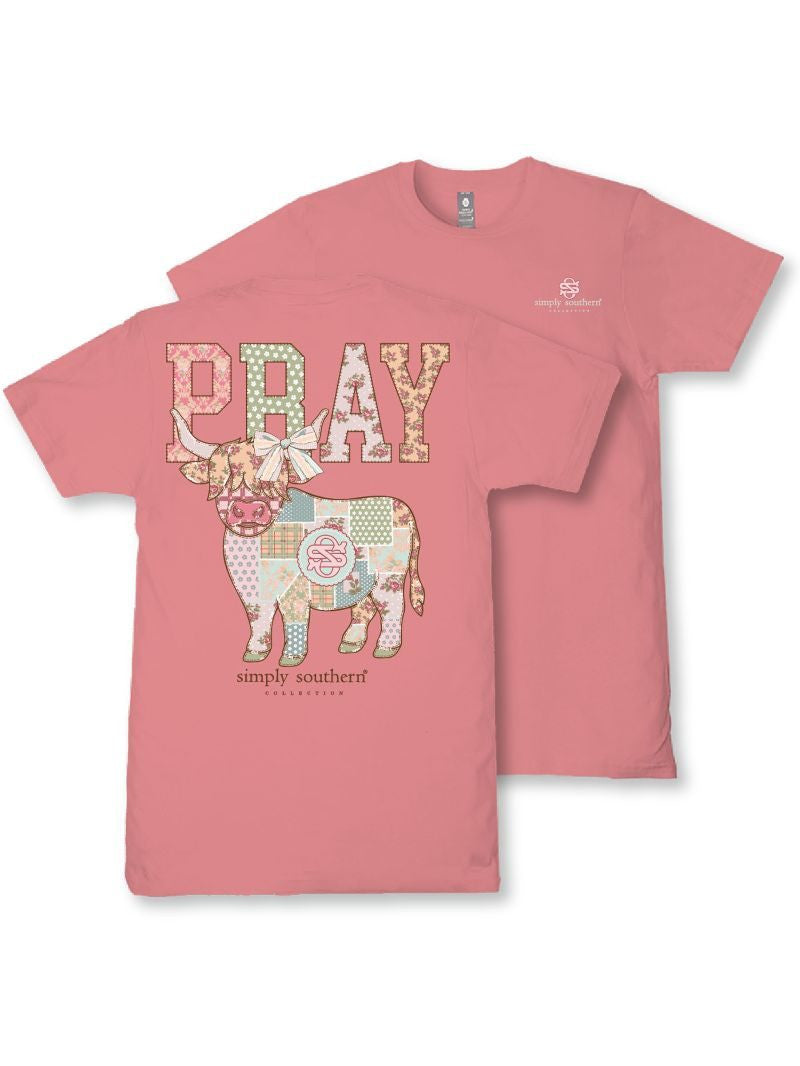 Ladies' Simply Southern Pray SS (Tearose)