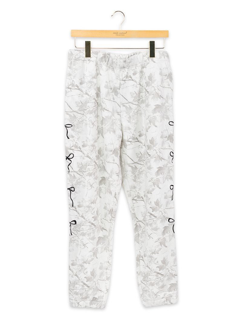 Ladies' Simply Southern Alice Pant (White Camo)