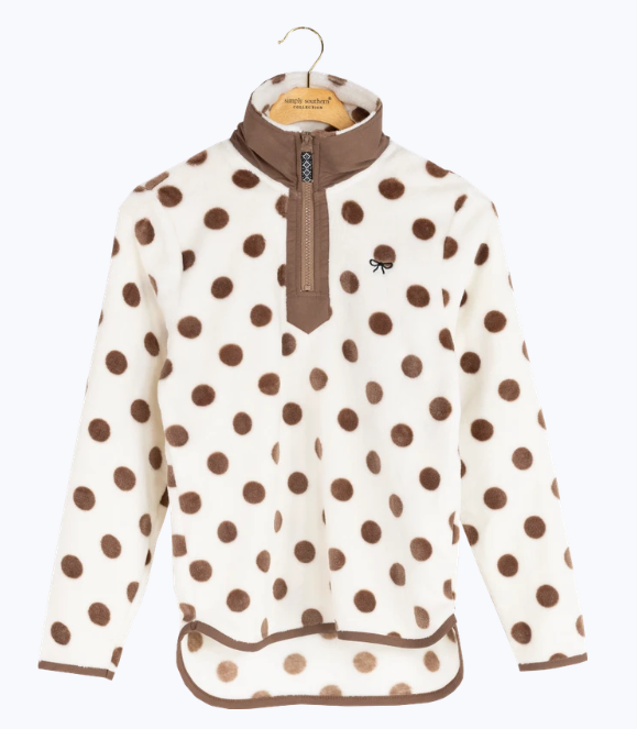 Simply Southern The Y-Neck Pullover (Cream)