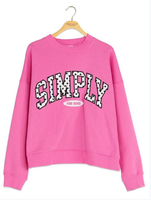 Simply Southern The Simply For Good Pullover (Pink Dot)