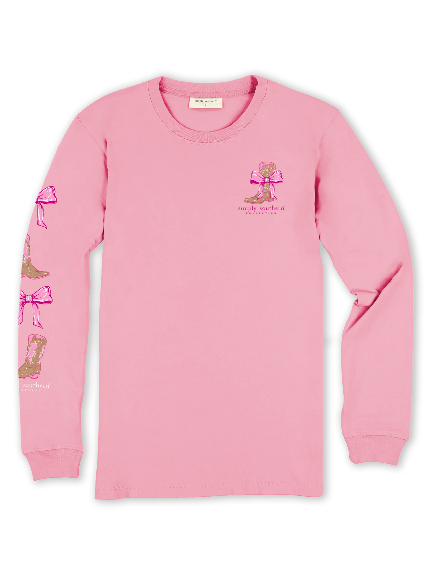 Simply Southern Half Cow Half Girly L/S (Candy)