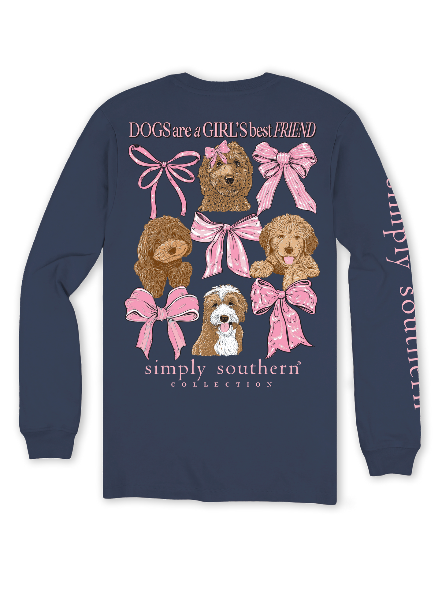 Simply Southern Best Friends Dog L/S (Mirage)