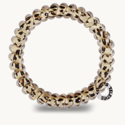 Small Teleties Leopard Print Hair Tie