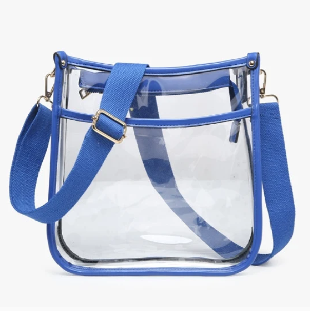 Jen & Co. Posie Vegan Clear Crossbody