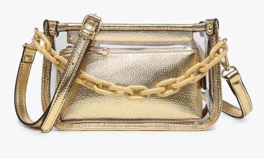 Jen & Co Jessica Clear Crossbody