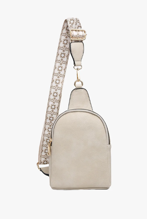 Jen & Co. Ellen Vegan Guitar Strap Sling Bag
