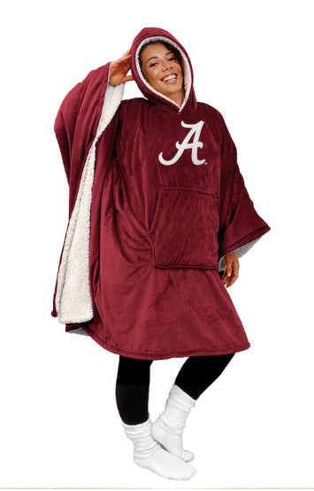 Alabama Bloncho W/Logo Patch (Crimson/White)