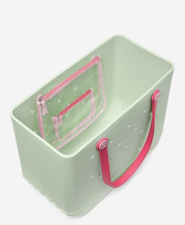 Original Bogg Bag Pattern (Two-Tone) (Matcha Alota)