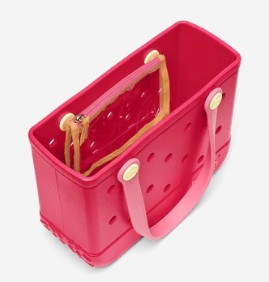 Bitty Bogg Bag Pattern (Two-Tone) (Strawberry Acai)