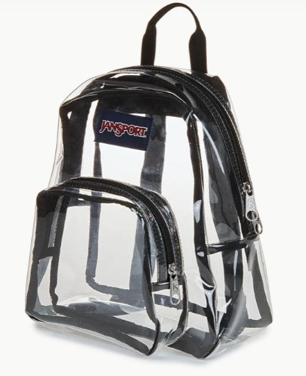 JANSPORT CLEAR MINI PACK (10" x 11.5" x 4")