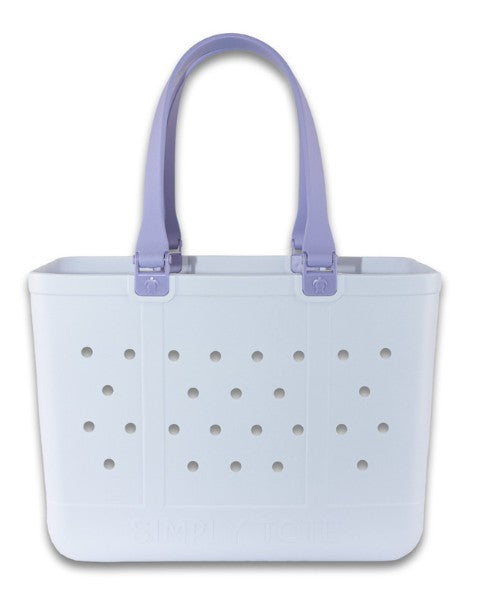 Simply Southern Solid Color Large Waterproof Tote (W:19" x H:14" x D:9.5")
