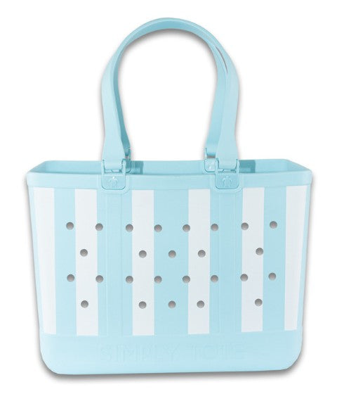 Simply Southern Stripe Large Waterproof Tote (W:19" x H:14" x D:9.5")