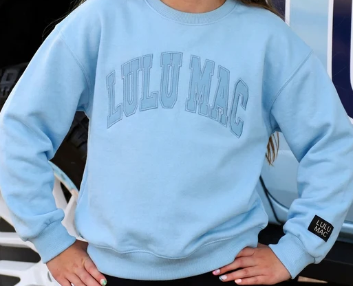 Youth Girlie Girl LULU MAC Monochromatic Sweatshirt