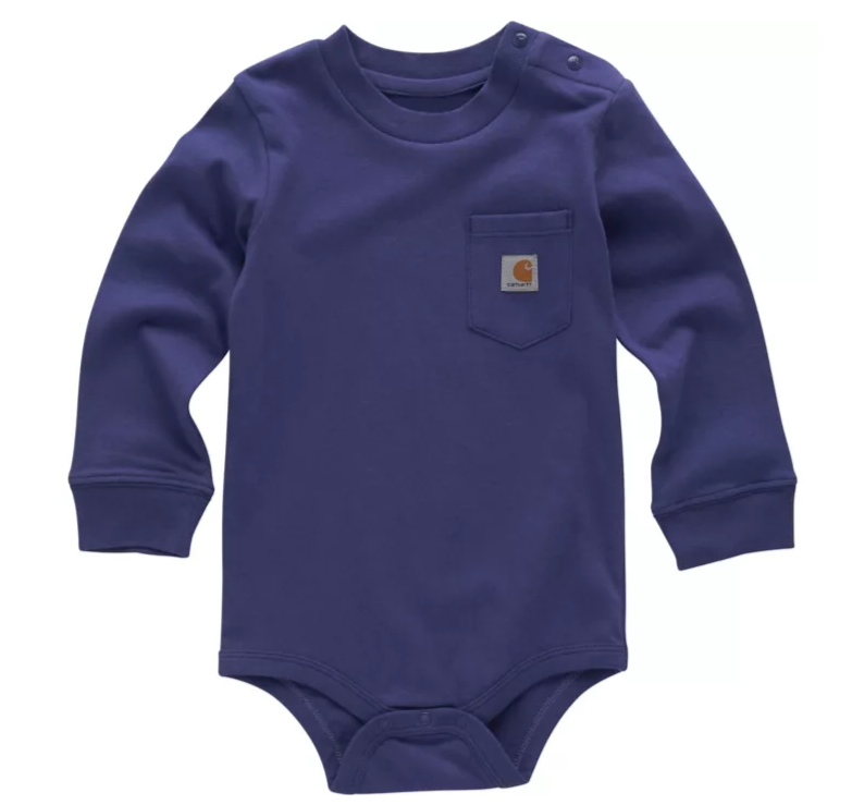 Carhartt Infant L/S Pocket Bodysuit (Navy Blue)