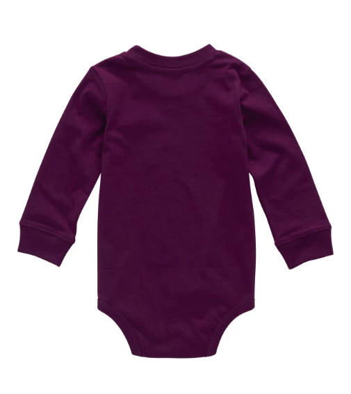 Carhartt Infant L/S Pocket Bodysuit (Plum Caspia)
