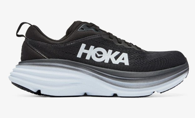 Women's Hoka Bondi 8 (Black/White)