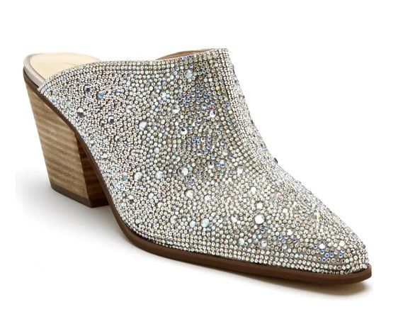 Matisse Gatsby Clear Rhinestone Mule