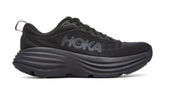 Women's Hoka Bondi 8 (Black/Black)