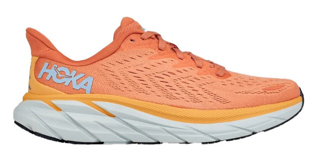 Women's Hoka Clifton 8 (Sun Baked/Shell Coral)