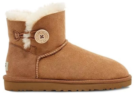 Women's UGG Mini Bailey Button II Boot (Chestnut)