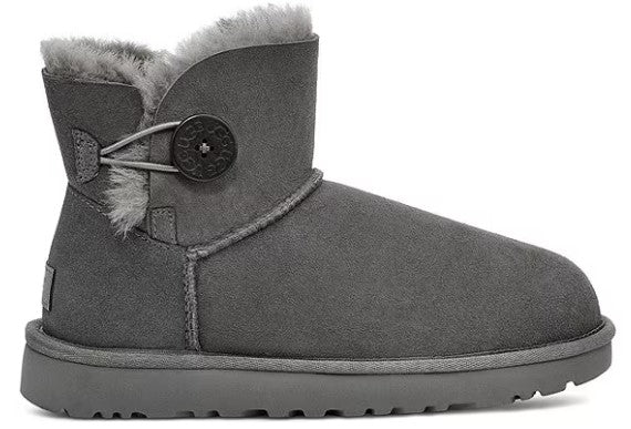 Women's UGG Mini Bailey Button II Boot (Grey)