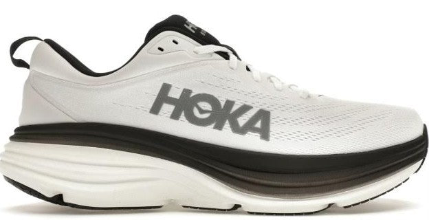 Men's Hoka Bondi 8 (White/Black)