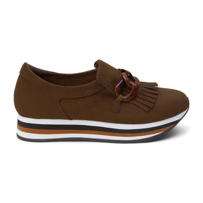 Coconuts By Matisse Bess Platform Loafer (Mocha)