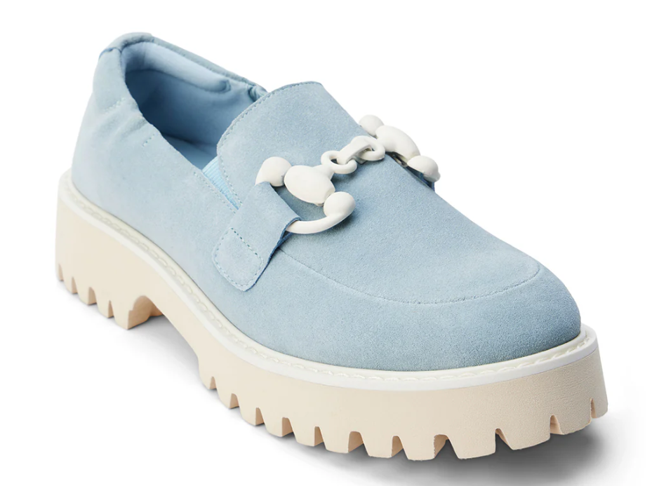 Matisse Hutch Chunky Loafer (Light Blue)
