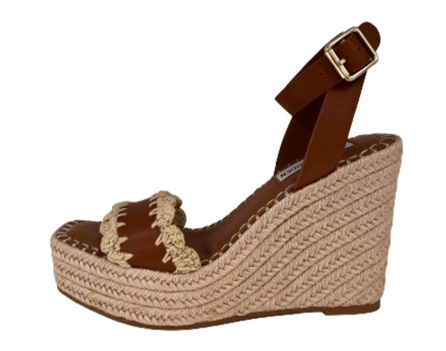 Steve Madden Undone Wedge Sandal Brown